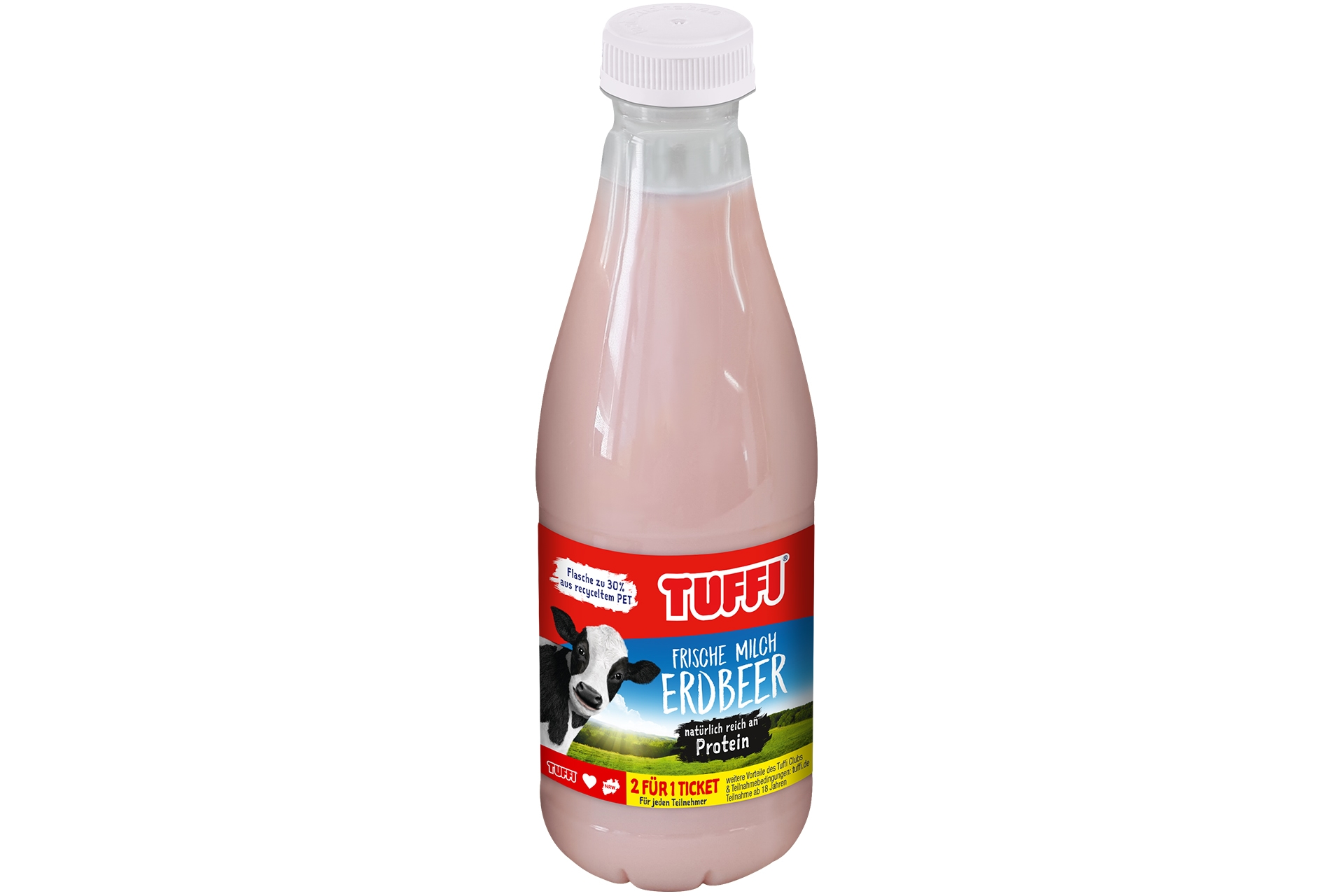 TUFFI Drinks Flaschen jetzt aus 30 Prozent rPET FrieslandCampina Germany